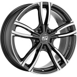 MSW 73 7.5x17 5x120 ET32 CB72.6 Gloss Dark Grey Full Polished