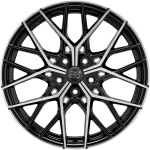 MSW 74 9.5x20 5x120 ET42 CB72.6 Gloss Black Full Polished