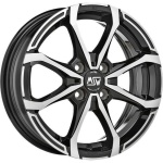 MSW X4 6x16 4x100 ET40 CB63.3 Gloss Black Full Polished