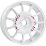 OZ Racing Leggenda 7x17 4x100 ET42 CB68.1 Race White Red Lettering