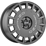 OZ Racing Rally Racing 7.5x18 5x114.3 ET45 CB75 Dark Graphite Silver Lettering