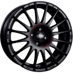 OZ Racing Superturismo WRC 7x18 4x100 ET50 CB56.1 Matt Black Red Lettering