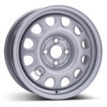 KFZ 8950 6x15 4x100 ET35 CB57.1 Silver