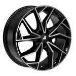 Alutec ADX.02 7.5x18 5x100 ET46 CB57.1 diamond-black frontpolished