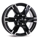 Alutec Titan 7x16 6x139.7 ET55 CB93.1 diamond-black frontpolished
