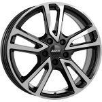 Alutec Tormenta 8x19 5x108 ET55 CB63.4 diamond-black frontpolished