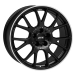 ATS Crosslight 9x19 5x112 ET52 CB75 racing-black hornpolished