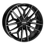 ATS Passion 10x22 5x130 ET23 CB84.1 diamond-black frontpolished
