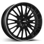 AEZ Berlin 7.5x18 5x112 ET49 CB66.6 Black/polished lip
