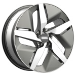 Fondmetal e-Joule 8x20 5x112 ET45 CB66.6 Glossy Titanium Machined