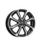 Dezent KT dark 6x16 4x100 ET50 CB54.1 Gunmetal/polished