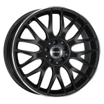 MAK Arrow 9x20 5x112 ET41 CB66.6 Gloss Black Mirror Ring