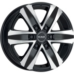 MAK Stone 6 8x18 6x130 ET53 CB84.1 Black Mirror