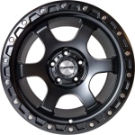Nano 3S240 8.5x17 5x127 ET0 CB71.6 Full Matt Black