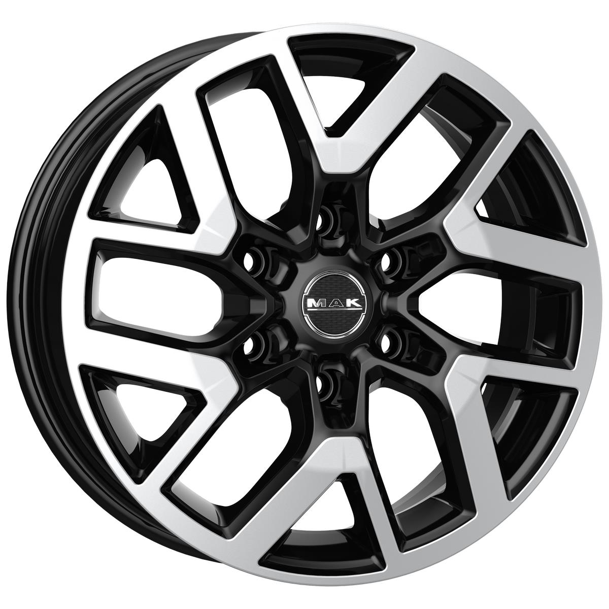 latakko-6575-6 MAK Gravel 6.5x16 6x130 ET62 CB84.1 Black Mirror - Image 1