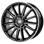 CMS C23 8x19 5x112 ET20 CB66.6 Diamond Rim Black Gloss