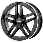 CMS C29-AERO 7.5x18 5x112 ET50 CB57.1 Diamond Rim Black Gloss