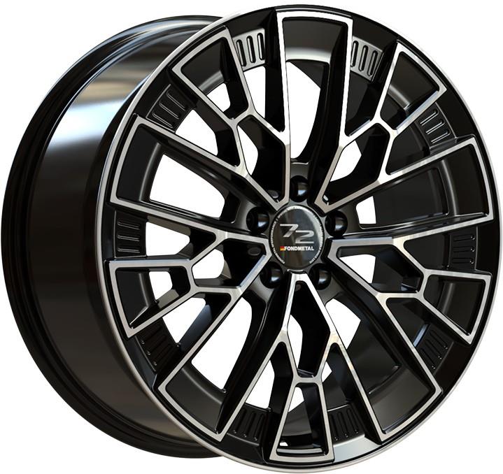 latakko-6680-31 Fondmetal 1972 11x21 5x112 ET19 CB66.6 Glossy Black Machined - Image 1