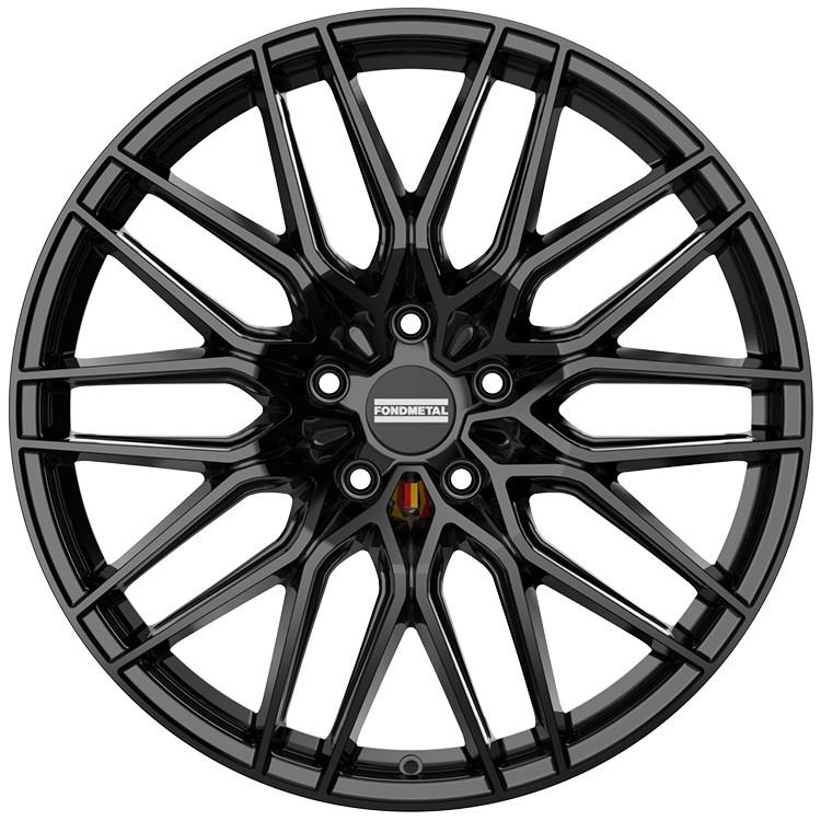 latakko-6685-2 Fondmetal Cratos 10x22 5x130 ET48 CB71.6 Glossy Black - Image 1