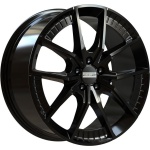 Fondmetal Elatha 9.5x21 5x112 ET20 CB66.6 Glossy Black