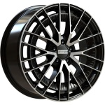 Fondmetal Kari 10x21 5x112 ET38 CB66.6 Glossy Black Machined