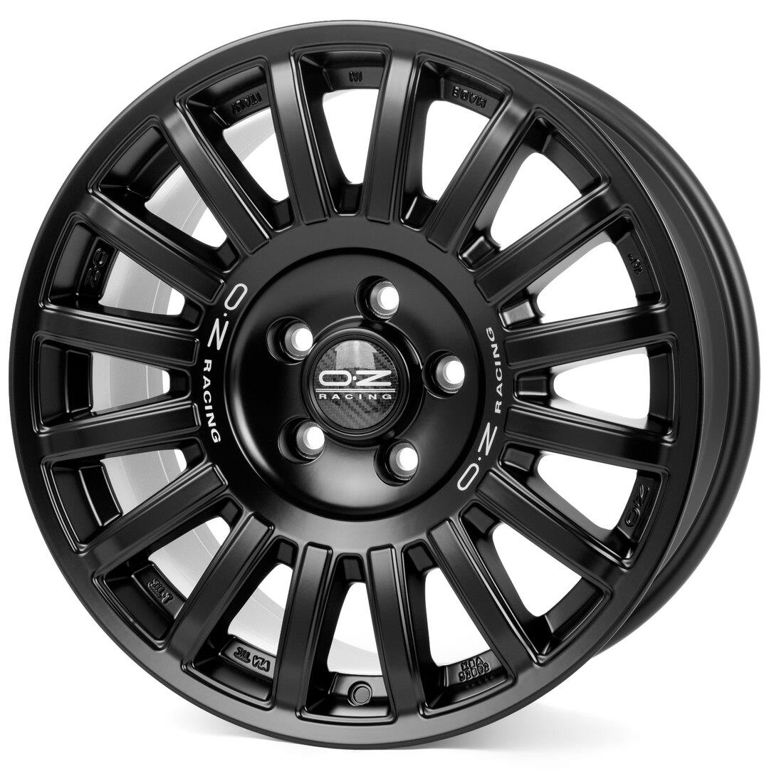 latakko-7512-13 OZ Racing Rally Raid 8x17 5x127 ET37 CB71.6 Matt Black Silver Lettering - Image 1
