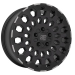 MSW 99 Van 7x17 6x130 ET55 CB84.1 Matt Black Lip Polished