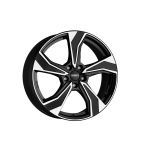 Dezent KB dark 6.5x16 5x114.3 ET45 CB67.1 Black/polished