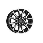 Dezent KC dark 6.5x17 6x130 ET62 CB84.1 Black/polished