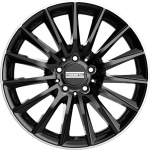 Fondmetal Aidon 9.5x20 5x112 ET22 CB66.6 Glossy Black Machined Lip