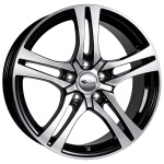 RC Design RC26 7.5x17 5x108 ET45 CB72.6 Schwarz Glanz Voll-Poliert (SGVP)