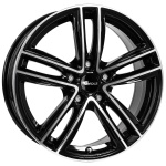 RC Design RC27 6x15 5x112 ET43 CB57.1 Schwarz Glanz Voll-Poliert (SGVP)