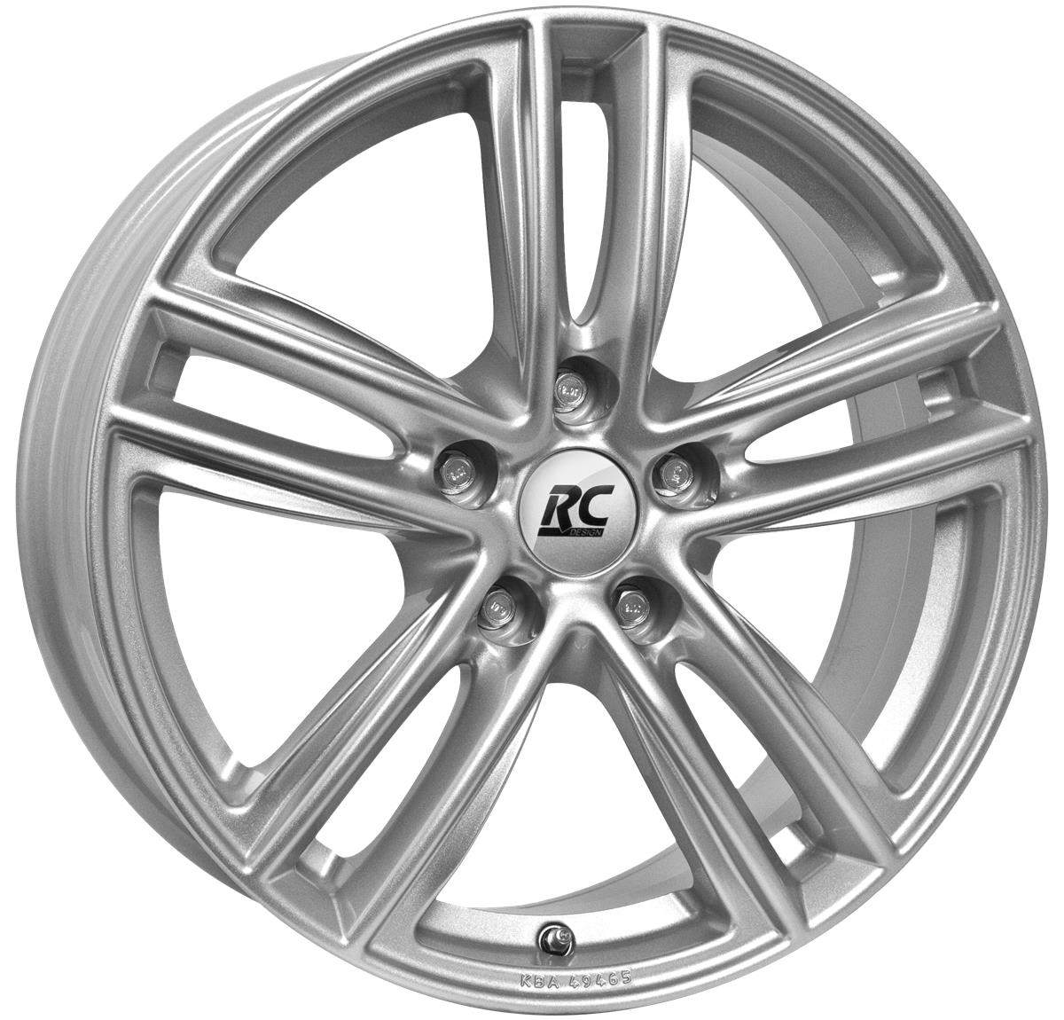 latakko-8135-52 RC Design RC27 6.5x17 5x114.3 ET50 CB60.1 Kristallsilber (KS) - Image 1