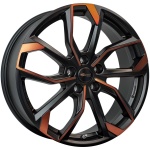 RC Design RC34 8x19 5x112 ET40 CB57.1 Black Orange Matt (BOM)