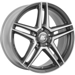 RC Design RCD17 6.5x17 5x112 ET44 CB66.6 Himalaya Grey Voll-Poliert (HGVP)