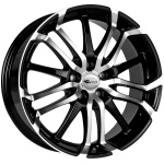 Brock B26 7.5x17 4x108 ET35 CB63.4 Schwarz Glanz Voll-Poliert (SGVP)