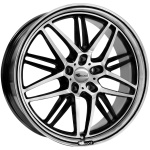 Brock B28 8.5x19 5x114.3 ET45 CB72.6 Schwarz Glanz Voll-Poliert (SGVP)