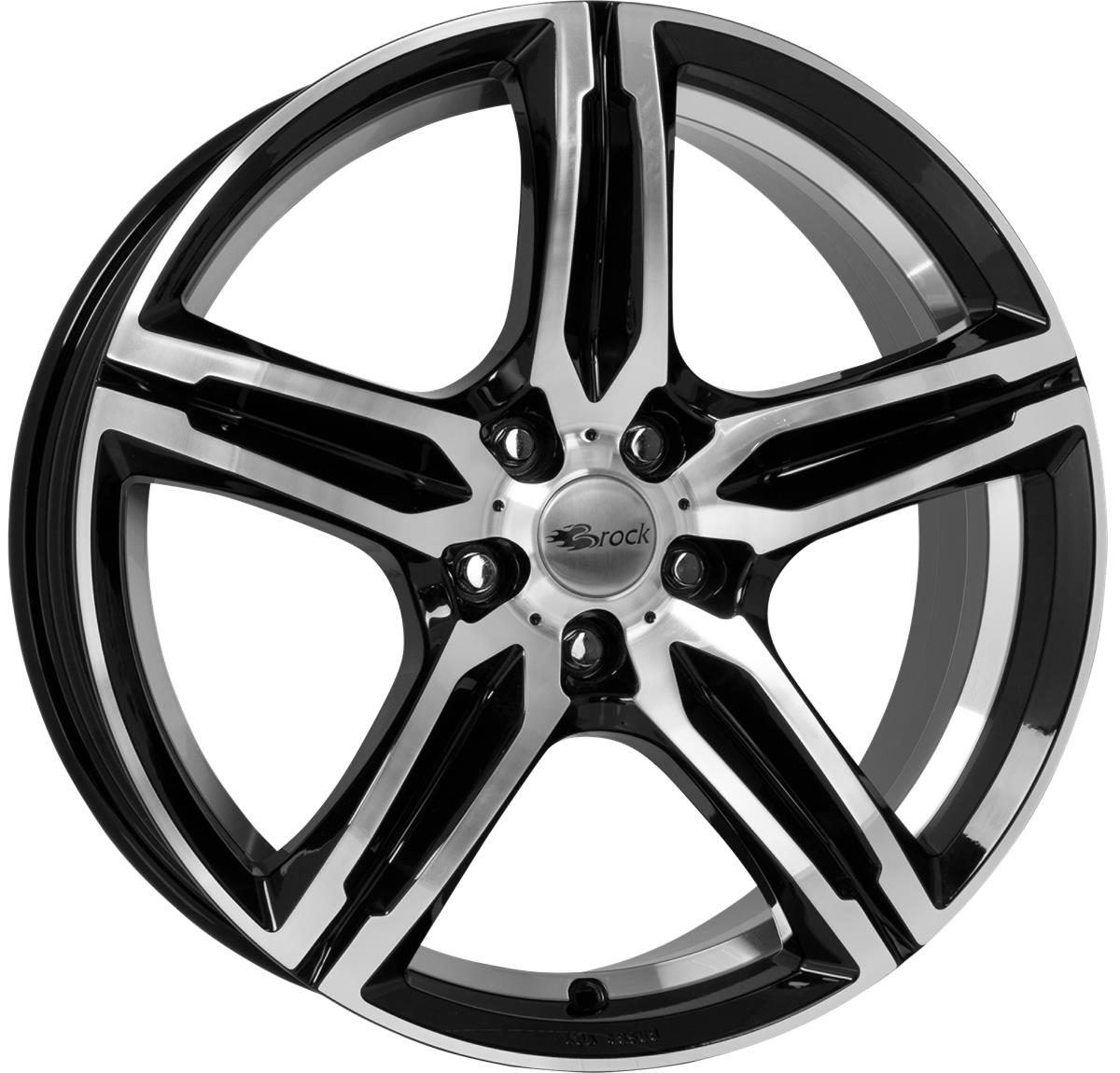 latakko-8184-1 Brock B29 7.5x17 5x112 ET45 CB66.6 Schwarz Glanz Voll-Poliert (SGVP) - Image 1