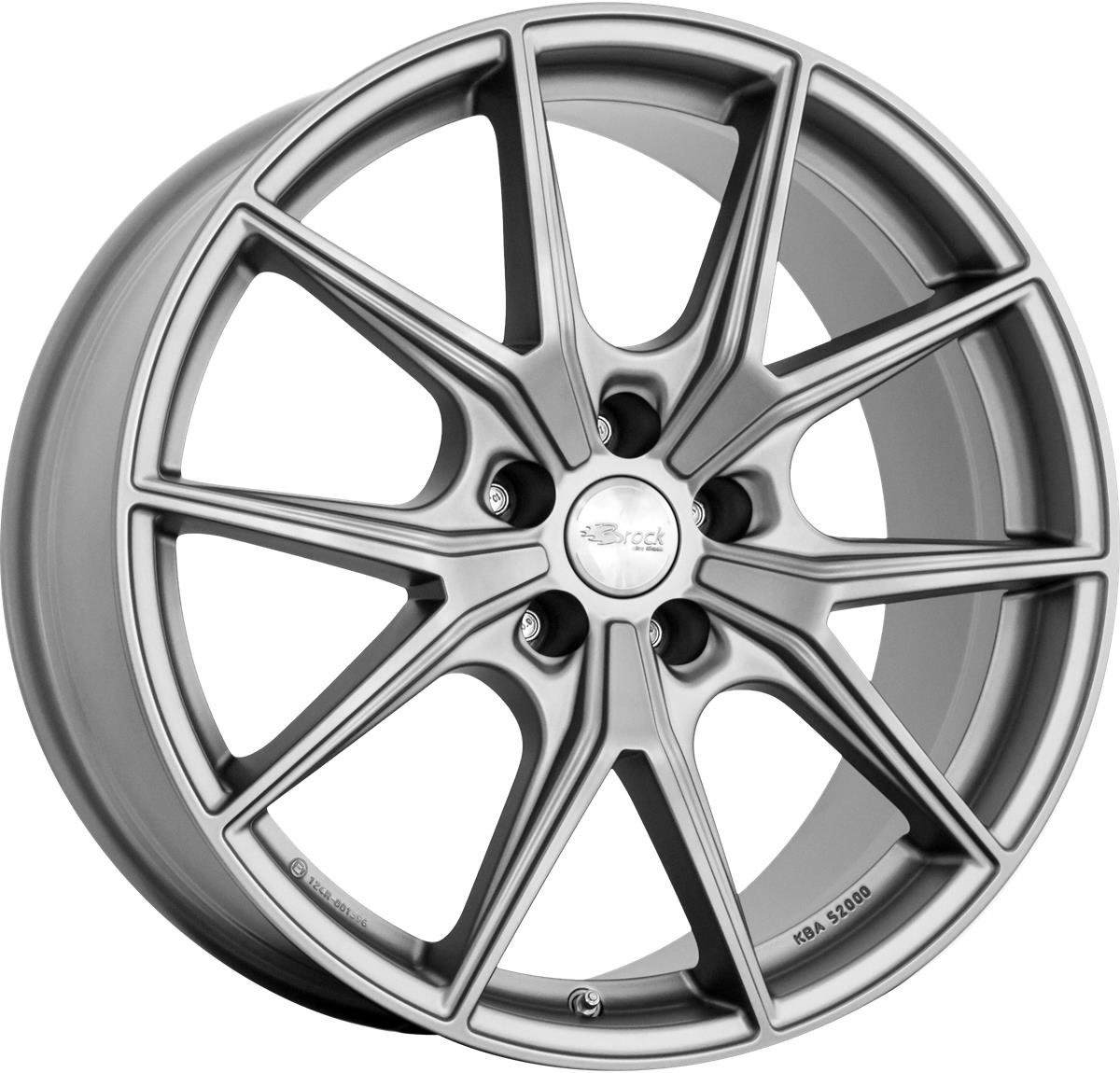 latakko-8210-8 Brock B40 8x19 5x112 ET49 CB57.1 Ferric Grey Matt (FGM) - Image 1