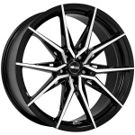 Brock B42 8.5x19 5x114.3 ET45 CB72.6 Schwarz Glanz Voll-Poliert (SGVP)