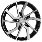 Brock eB1 5x19 5x112 ET43 CB66.6 Schwarz Glanz Voll-Poliert (SGVP)