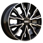 Fondmetal PRO2 7x17 6x130 ET50 CB84.1 Glossy Black Machined