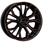 MAK Stilo 7.5x18 5x112 ET50 CB76 Black & Bronze