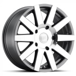 Black Rhino Journey 8x18 5x130 ET48 CB84.1 Gloss Gunmetal W/ Mirror-Cut Face