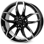 Rial Lucca 7.5x17 5x114.3 ET37 CB70.1 diamond-black frontpolished