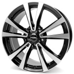 Rial M12 7.5x18 5x112 ET44 CB66.6 diamond-black frontpolished