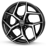 Rial Salento 8x18 5x114.3 ET50 CB67.1 diamond-black frontpolished