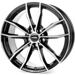 Rial X12 8x19 5x112 ET45 CB57.1 diamond-black frontpolished