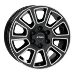 Rial Transporter 2 7.5x18 6x139.7 ET47 CB93.1 diamond-black frontpolished