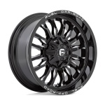 Fuel D795 Arc 12x22 6x139.7 ET-44 CB106.1 Gloss Black Milled